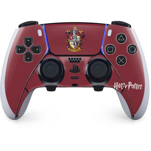 Wizarding World Harry Potter Gryffindor House Crest PS5 DualSense Edge Pro Controller Skin