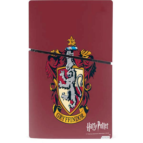 Wizarding World Harry Potter Gryffindor House Crest PS5 Slim Digital Edition Console Skin