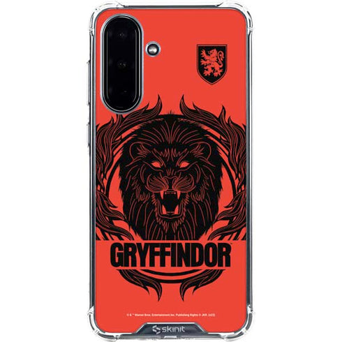 Wizarding Worlds Harry Potter Gryffindor Illustration Galaxy A36 5G Clear Case
