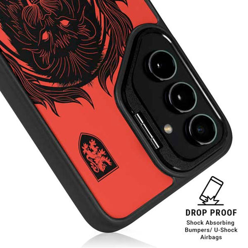 Wizarding Worlds Harry Potter Gryffindor Illustration Galaxy S24 Kickstand Case