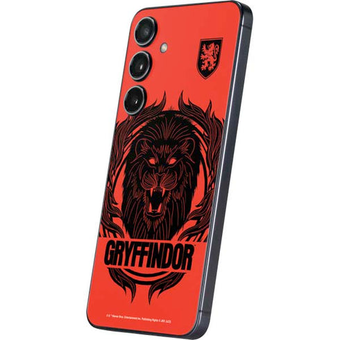 Wizarding Worlds Harry Potter Gryffindor Illustration Galaxy S25 Plus Skin