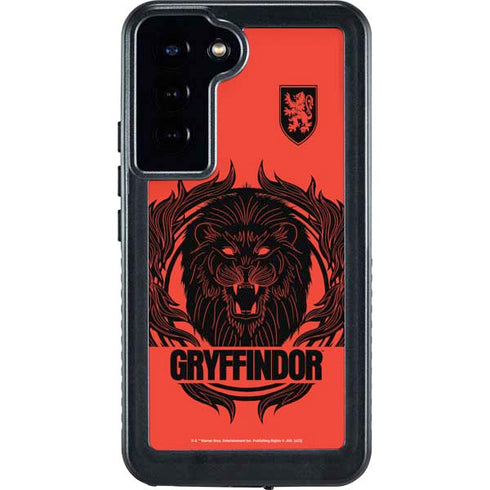 Wizarding Worlds Harry Potter Gryffindor Illustration Galaxy S24 Plus Waterproof Case