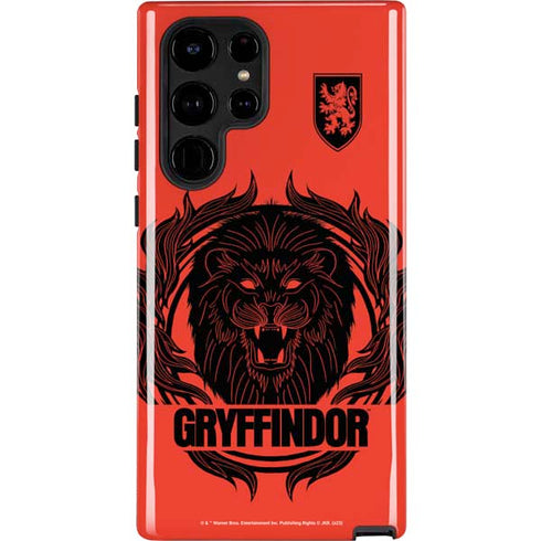 Wizarding Worlds Harry Potter Gryffindor Illustration Galaxy S25 Ultra Impact Case