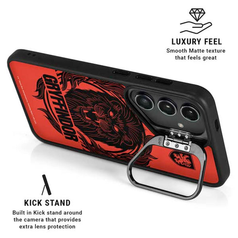 Wizarding Worlds Harry Potter Gryffindor Illustration Galaxy S25 Ultra Kickstand Case