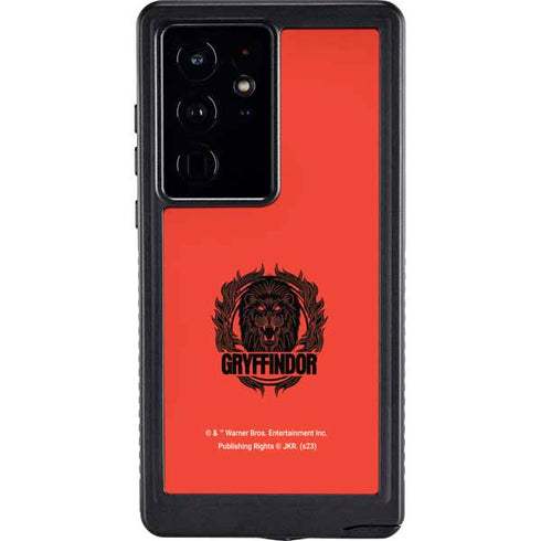 Wizarding Worlds Harry Potter Gryffindor Illustration Galaxy S24 Ultra Waterproof Case