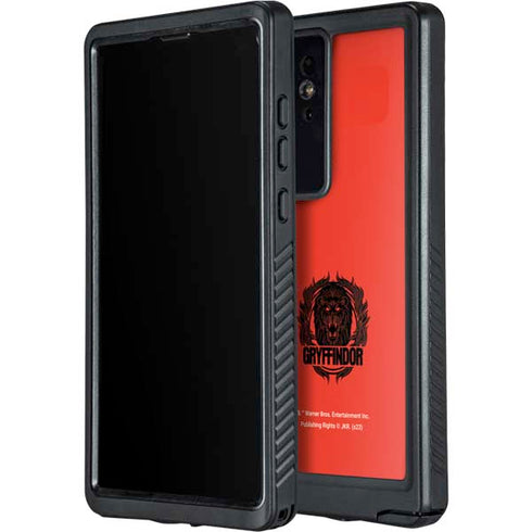 Wizarding Worlds Harry Potter Gryffindor Illustration Galaxy S24 Ultra Waterproof Case