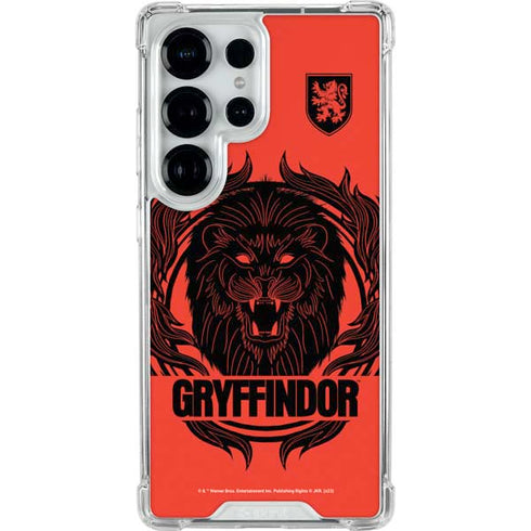 Wizarding Worlds Harry Potter Gryffindor Illustration Galaxy S25 Ultra Clear Case