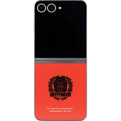 Wizarding Worlds Harry Potter Gryffindor Illustration Galaxy Z Flip6 Skin