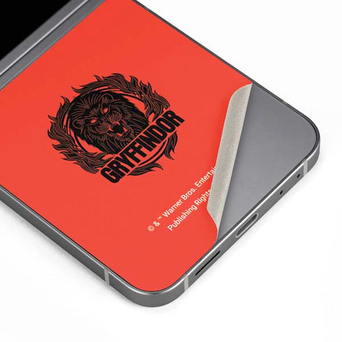 Wizarding Worlds Harry Potter Gryffindor Illustration Galaxy Z Flip6 Skin