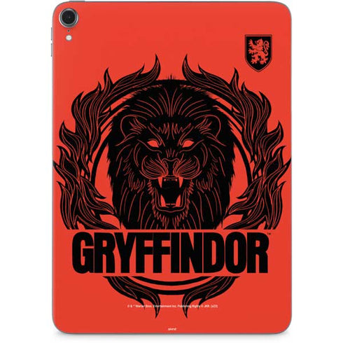 Wizarding Worlds Harry Potter Gryffindor Illustration Apple iPad Pro Skin