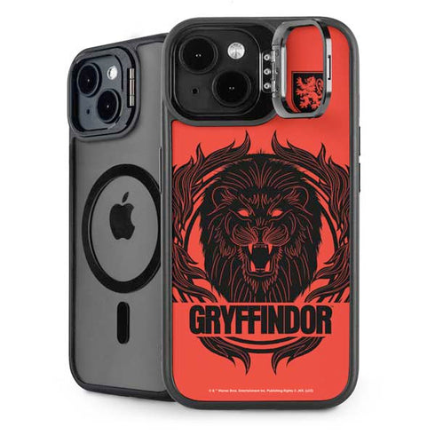 Wizarding Worlds Harry Potter Gryffindor Illustration iPhone 13 Kickstand Case