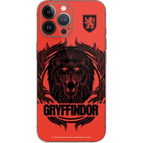 Wizarding Worlds Harry Potter Gryffindor Illustration iPhone 15 Pro Max Skin