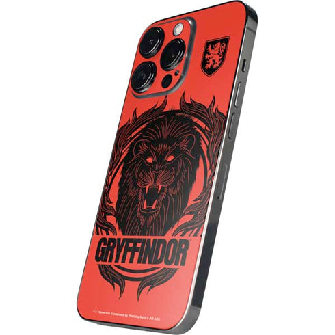 Wizarding Worlds Harry Potter Gryffindor Illustration iPhone 15 Pro Max Skin