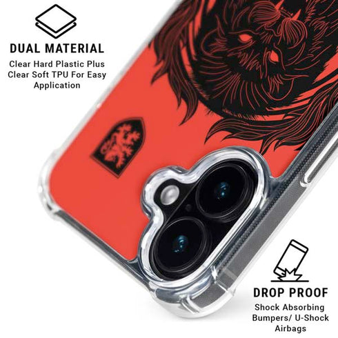 Wizarding Worlds Harry Potter Gryffindor Illustration iPhone 16 MagSafe Case