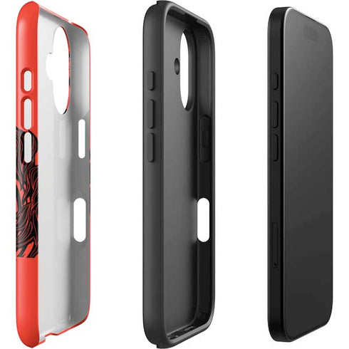 Wizarding Worlds Harry Potter Gryffindor Illustration iPhone 16 Plus Impact Case