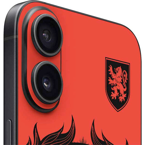 Wizarding Worlds Harry Potter Gryffindor Illustration iPhone 16 Plus Skin