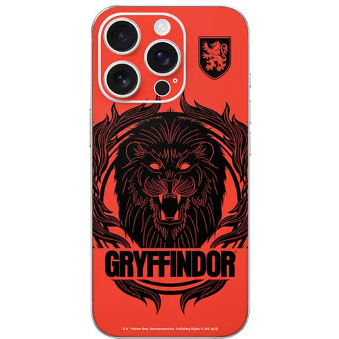 Wizarding Worlds Harry Potter Gryffindor Illustration iPhone 16 Pro Skin