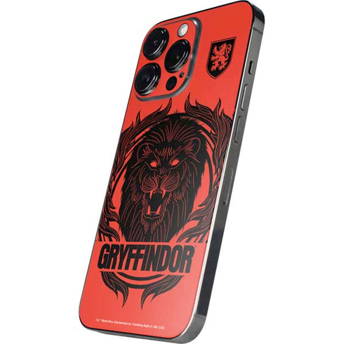 Wizarding Worlds Harry Potter Gryffindor Illustration iPhone 16 Pro Skin