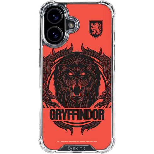 Wizarding Worlds Harry Potter Gryffindor Illustration iPhone 17 Clear Case