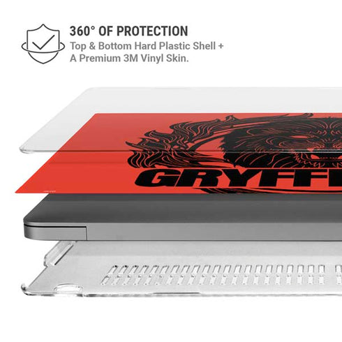 Wizarding Worlds Harry Potter Gryffindor Illustration MacBook Cases