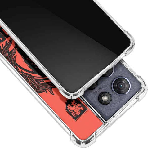 Wizarding Worlds Harry Potter Gryffindor Illustration Moto G 5G (2025) Clear Case