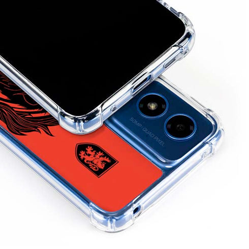 Wizarding Worlds Harry Potter Gryffindor Illustration Moto G 5G (2024) Clear Case