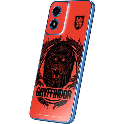 Wizarding Worlds Harry Potter Gryffindor Illustration Moto G Play 4G (2024) Skin