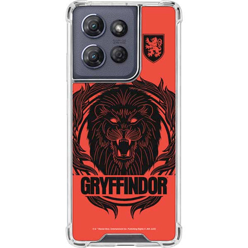 Wizarding Worlds Harry Potter Gryffindor Illustration Moto G Play 5G (2025) Clear Case