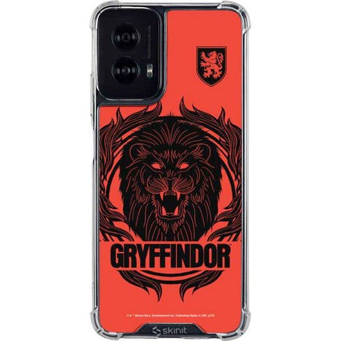 Wizarding Worlds Harry Potter Gryffindor Illustration Moto G Power 5G (2024) Clear Case