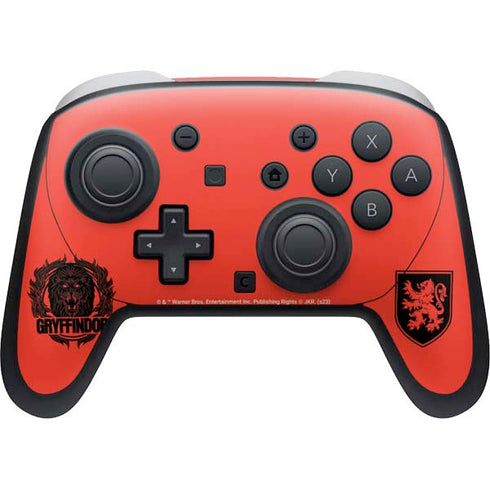 Wizarding Worlds Harry Potter Gryffindor Illustration Nintendo Switch 2 (2025) Pro Controller Skin