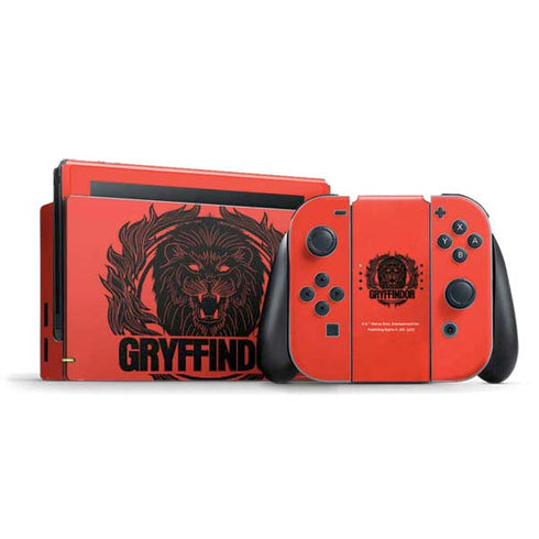 Wizarding Worlds Harry Potter Gryffindor Illustration Nintendo Skins