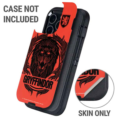 Wizarding Worlds Harry Potter Gryffindor Illustration Otterbox Defender iPhone Skin