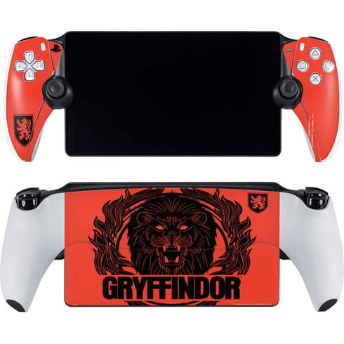Wizarding Worlds Harry Potter Gryffindor Illustration PlayStation Portal Remote Player Skin