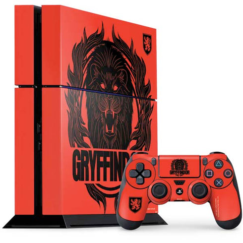 Wizarding Worlds Harry Potter Gryffindor Illustration PlayStation PS4 Skins