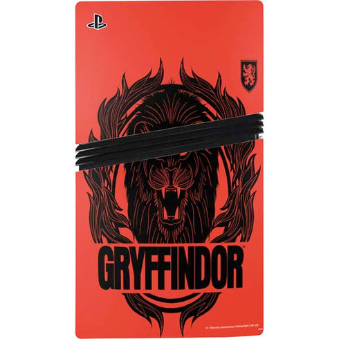 Wizarding Worlds Harry Potter Gryffindor Illustration PS5 Pro Console Skin