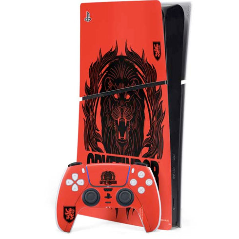 Wizarding Worlds Harry Potter Gryffindor Illustration PlayStation PS5 Skins