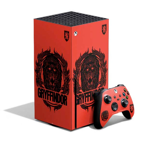 Wizarding Worlds Harry Potter Gryffindor Illustration Xbox Series X Bundle Skin