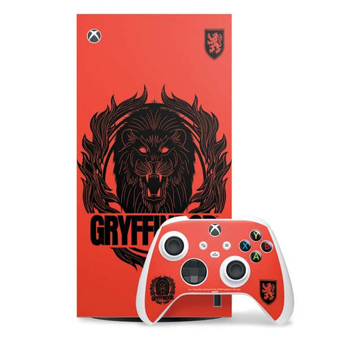 Wizarding Worlds Harry Potter Gryffindor Illustration Xbox Series X Skins
