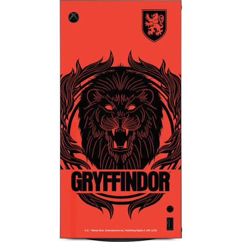 Wizarding Worlds Harry Potter Gryffindor Illustration XBox Series X Digital Edition Console Skin