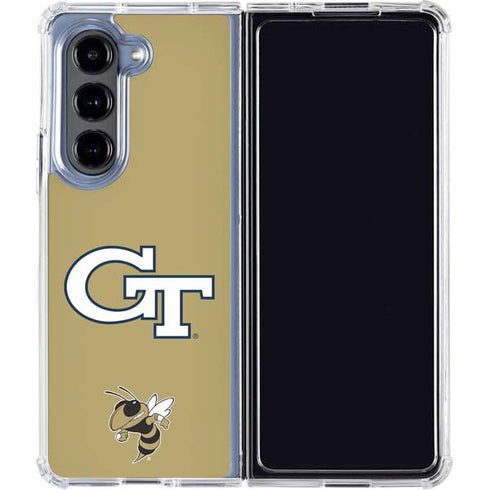 Georgia Institute of Technology GT with Mascot Galaxy Z Fold5 5G Clear Case