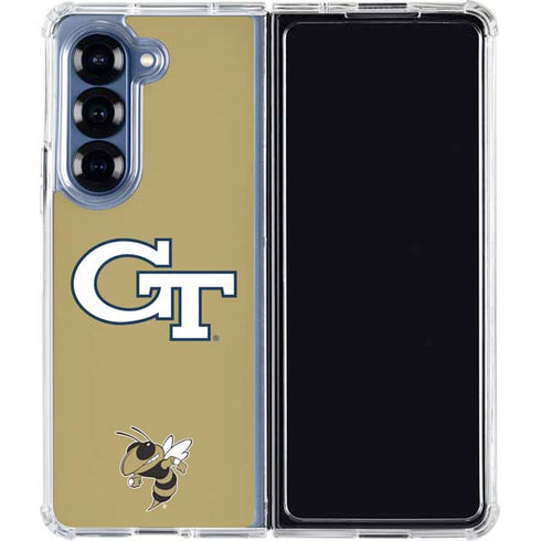 Georgia Institute of Technology GT with Mascot Galaxy Z Fold6 Clear Case