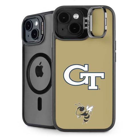 Georgia Institute of Technology GT with Mascot iPhone 15 Plus Kickstand Case