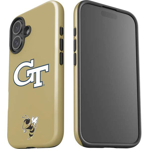 Georgia Institute of Technology GT with Mascot iPhone 16 Plus Impact Case