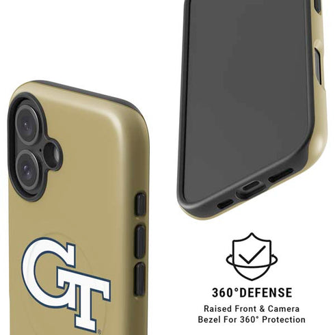 Georgia Institute of Technology GT with Mascot iPhone 16 Plus Magsafe Impact Case
