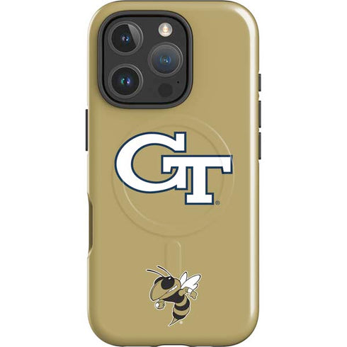 Georgia Institute of Technology GT with Mascot iPhone 16 Pro Max Magsafe Impact Case