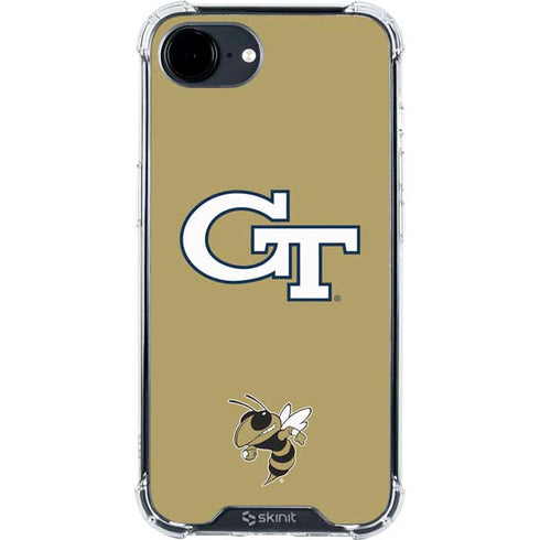 Georgia Institute of Technology GT with Mascot iPhone 16e Clear Case