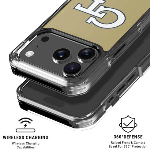 Georgia Institute of Technology GT with Mascot iPhone 18 Pro Clear Case