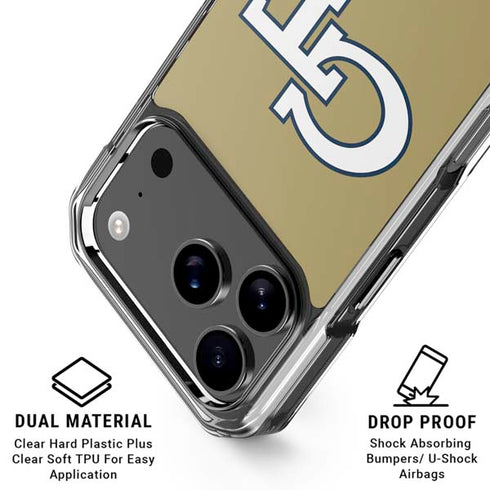 Georgia Institute of Technology GT with Mascot iPhone 18 Pro Clear Case