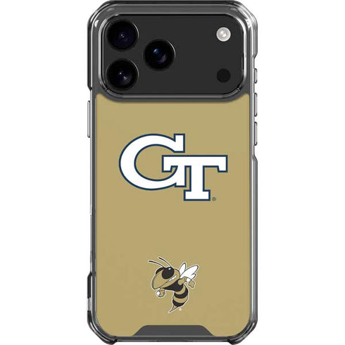 Georgia Institute of Technology GT with Mascot iPhone 18 Pro Max Clear Case