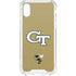 Georgia Institute of Technology GT with Mascot iPhone XS Clear Case